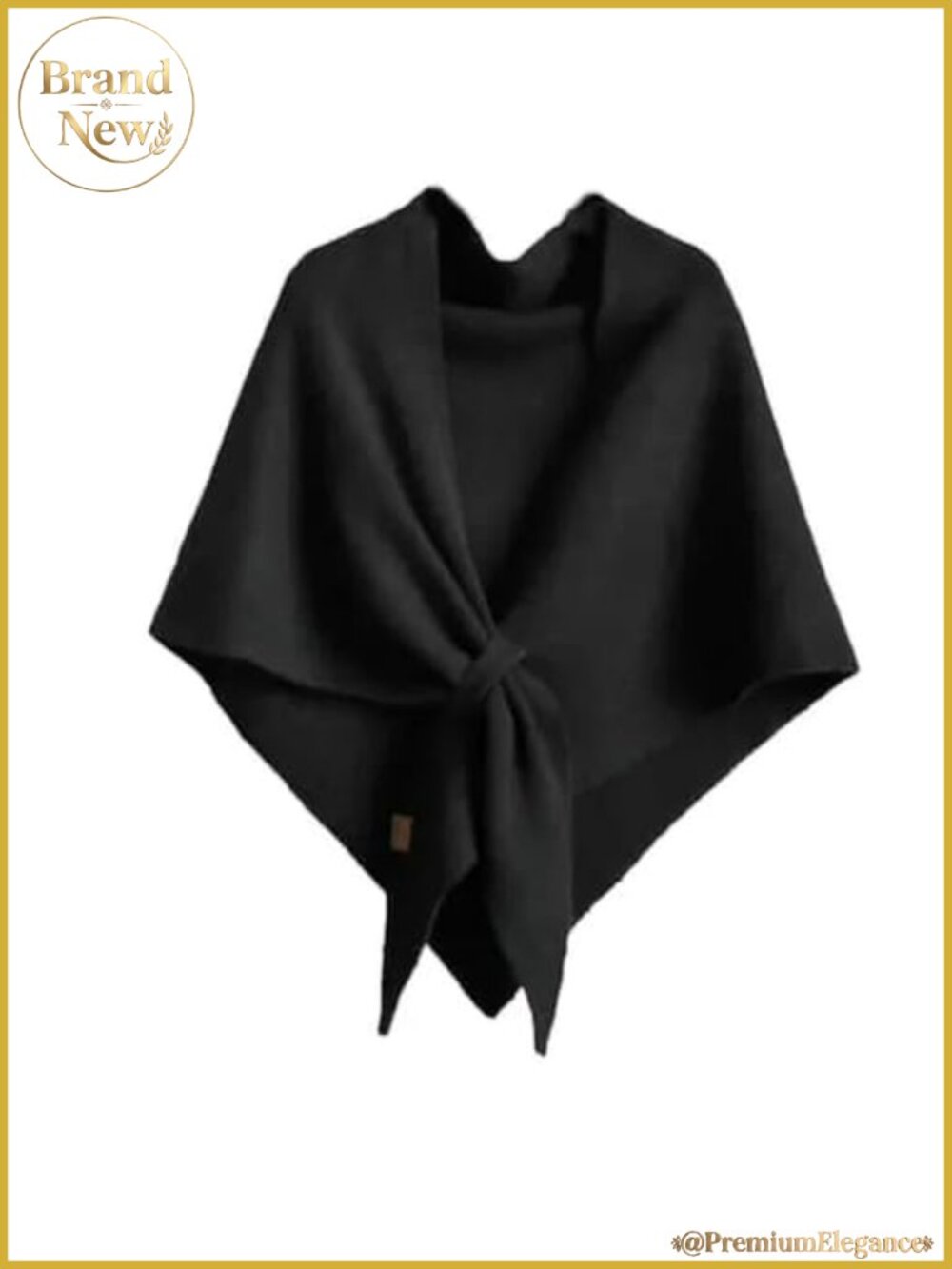 Women Knit Triangle Shawl Wrap Pashmina Cape Poncho Scarf Lightweight